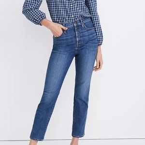 Madewell stonepipe jeans in Antoine wash